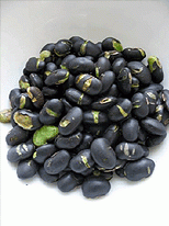 black soybean baked