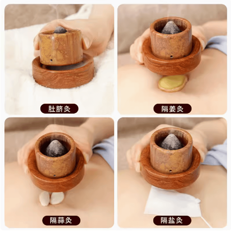 different ways of navel moxa